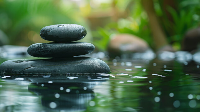 Shila sits in the water for meditation and relaxation
