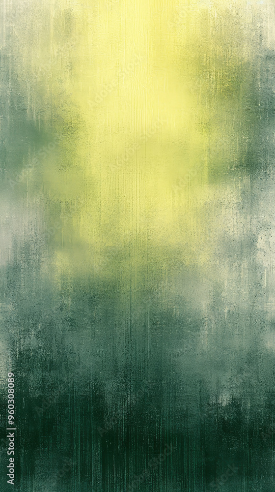 Poster abstract vertical gray and green gradient textured backdrop with yellow highlight ideal for graphic 