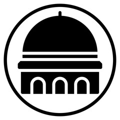 Cupola glyph icon