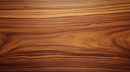 Obraz premium Smooth teak wood background with rich, warm tones and a subtle sheen, highlighting a luxurious feel