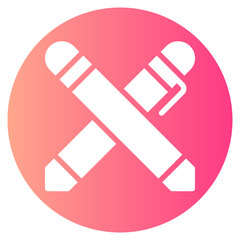 pen and pencil gradient icon