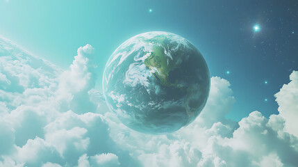 Obraz premium Preserve the world, love life, love the world.