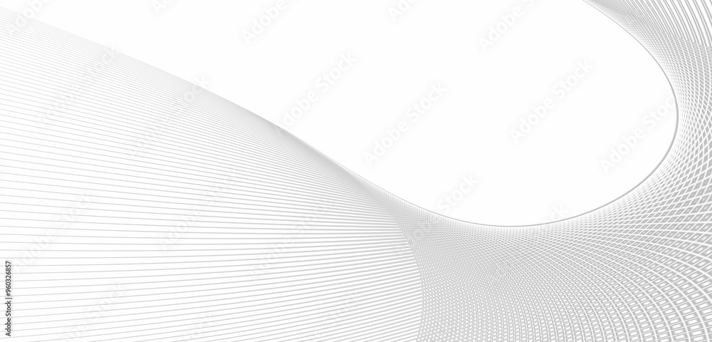 Fototapete abstract digital wave of particles. futuristic point wave. technology background
