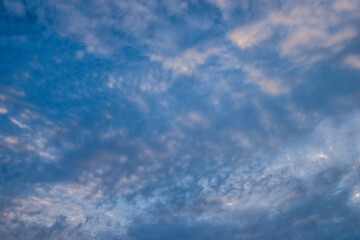 blue sky with clouds