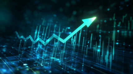 右肩上がりのグラフ