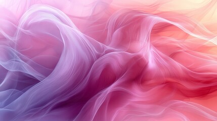 Fototapeta premium Soft swirls of pink and lavender colors create a dreamy abstract background design for artistic projects