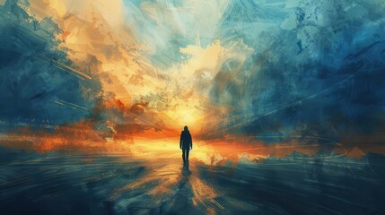 transformative power of rehabilitation resilience and recovery concept digital painting