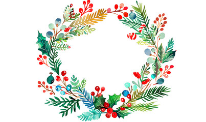 Fototapeta premium New Year and Christmas card, graphic advertising backgrounds in a doodle 2D illustrator style