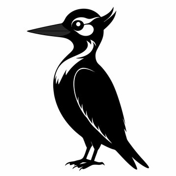 recommend clip art: Woodpecker Black silhouette