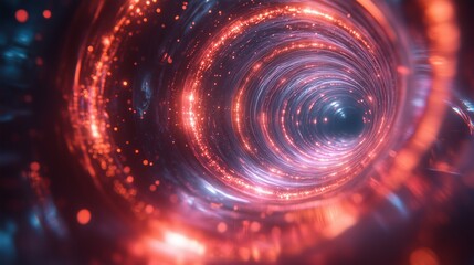 Obraz premium artificial wormhole 