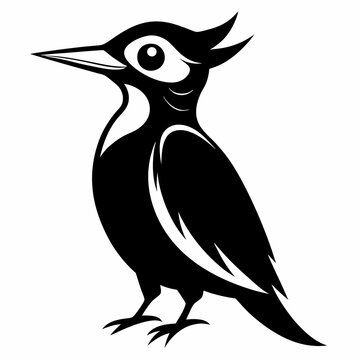 recommend clip art: Woodpecker Black silhouette