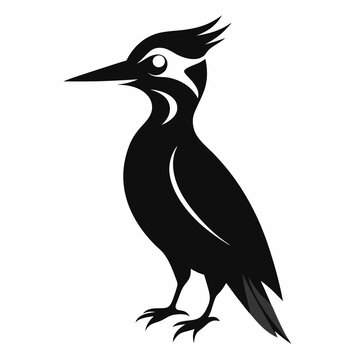 recommend clip art: Woodpecker Black silhouette