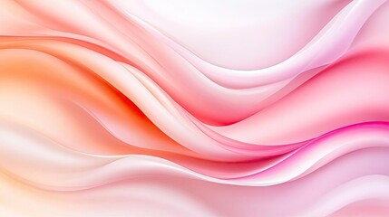 A smooth and elegant wave pattern in soft pastel colors, creating a serene and calming visual effect for creative projects.