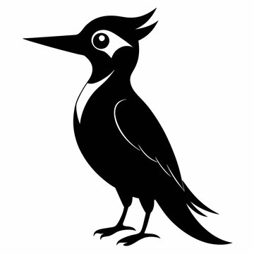 recommend clip art: Woodpecker Black silhouette