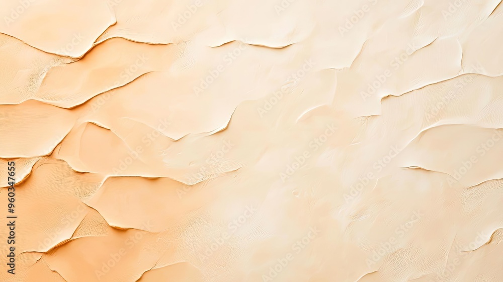Poster a textured background featuring soft, subtle layers blending cream and peach tones, perfect for mode