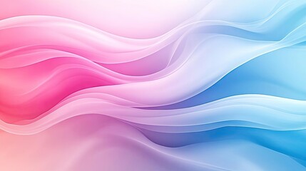 Fototapeta premium A vibrant abstract background featuring flowing gradients of pink and blue hues, evoking a sense of calm and creativity.