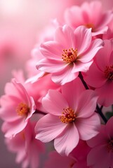 Obraz premium Pinky blossom flowers