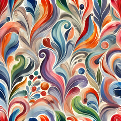 Dynamic Swirling Patterns,Vibrant Energy and Motion