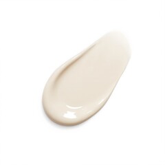 Balm swatch, A smear of cream on a blank background.	