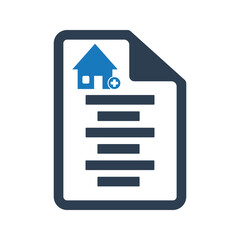 Document house health icon