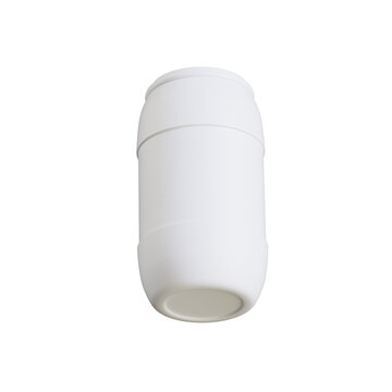 recommend clip art: Realistic plastic container barrel, 3D rendering illustration with transparent PNG background