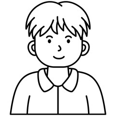 man cartoon character icon