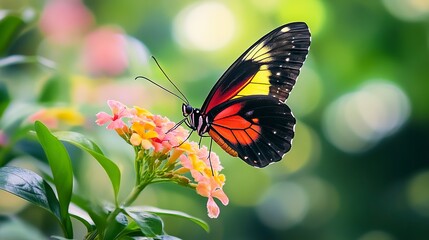 Fototapeta premium Aslauga,a butterfly,beautiful,flying, --ar 16:9 --style raw --v 6.1 Job ID: 7b59df69-de28-4642-add6-b74bb22ecea0