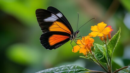 Obraz premium Acrodipsa,a butterfly,beautiful,flying, --ar 16:9 --style raw --v 6.1 Job ID: 67f7a50d-0bde-4ce3-9a67-0e872c0ab958