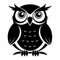 Owl Black silhouette
