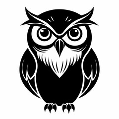 Owl Black silhouette