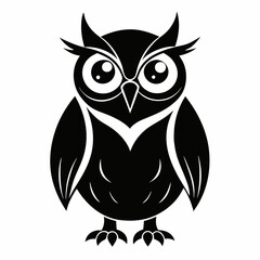 Owl Black silhouette