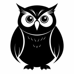 Owl Black silhouette