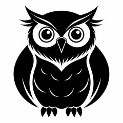 Owl Black silhouette