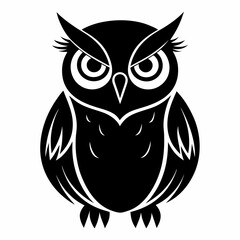 Owl Black silhouette