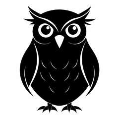Owl Black silhouette