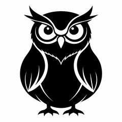 Owl Black silhouette