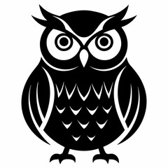 Owl Black silhouette