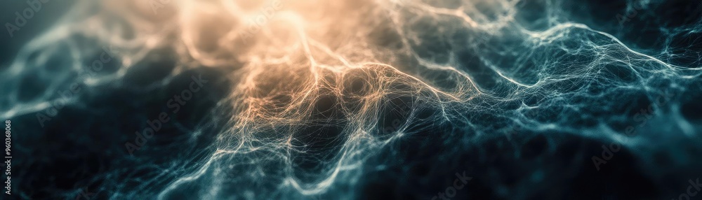 Aufkleber abstract light waves swirl elegantly, creating a mesmerizing visual effect, perfect for backgrounds 