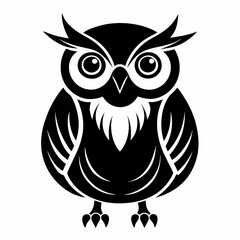 Owl Black silhouette