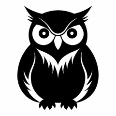 Owl Black silhouette