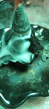 Smoky incent waterfall