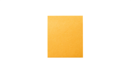 Yellow sticky notes isolated on white background