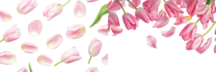 Flowing purple bud flower plant and petal isolated on a background, beautiful botanical plant bud.