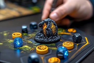 Board game, fantasy adventure, epic quests immerse players in a world of magic, monsters, and heroes