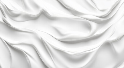 Obraz premium Smooth White Cream Texture Background for Skincare and Cosmetic Products