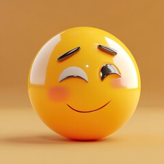 Fototapeta premium Emoji - 3D Generated Facial Expression 