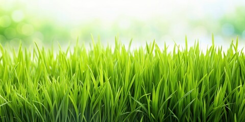 Fototapeta premium Green grass isolated on background, green, grass, isolated,background, render, nature, eco-friendly, environment, spring, summer