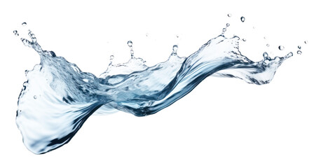 PNG Water splash flowing water white background.