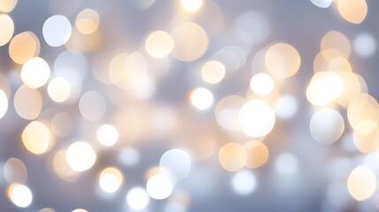 Bokeh Light Effects: Soft, out-of-focus bokeh lights in various sizes, creating a dreamy effect on a white background.
