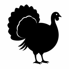 Turkey Black silhouette